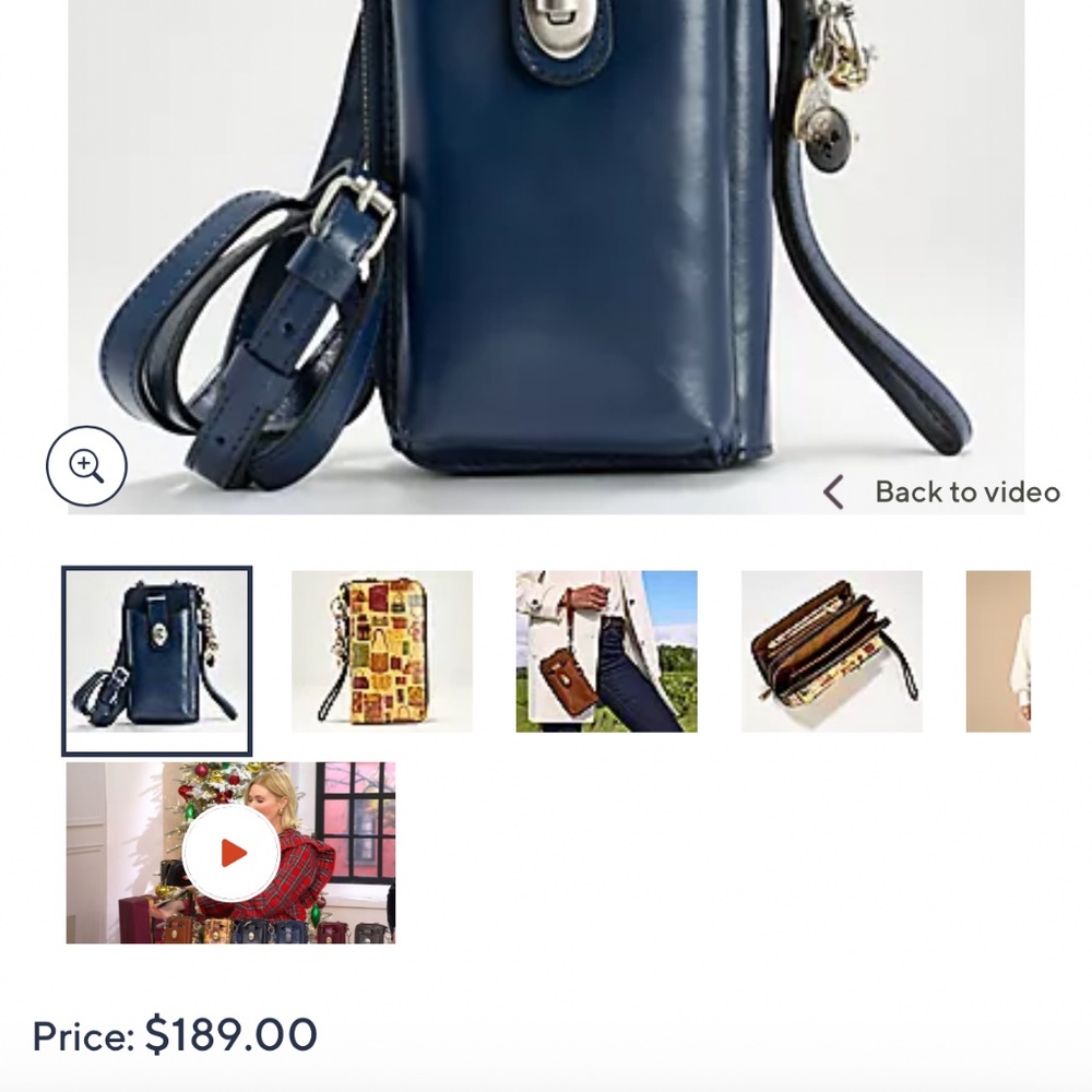 Patricia Nash Leather purse, wallet, Phone, crossbody - Picture 6 of 6